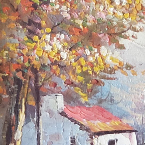 G. STRARNER Original oil landscape painting - Picture 3 of 5